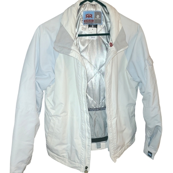 Burton White Ski & Snowboarding Lined Jacket EUC size small - Picture 5 of 12